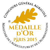 Médaille d'or concours agricole Paris 2015