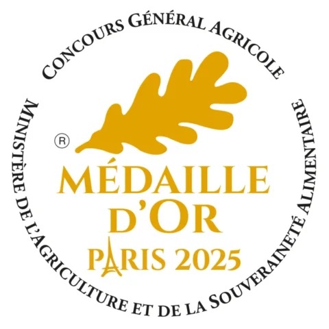 Medaille or 2025 rond moyenne