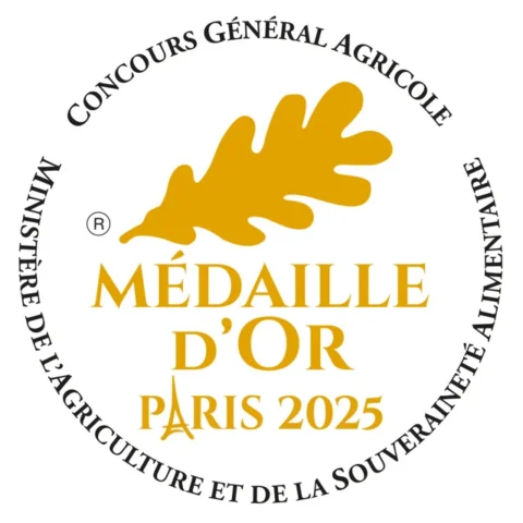 Medaille or 2025 rond moyenne